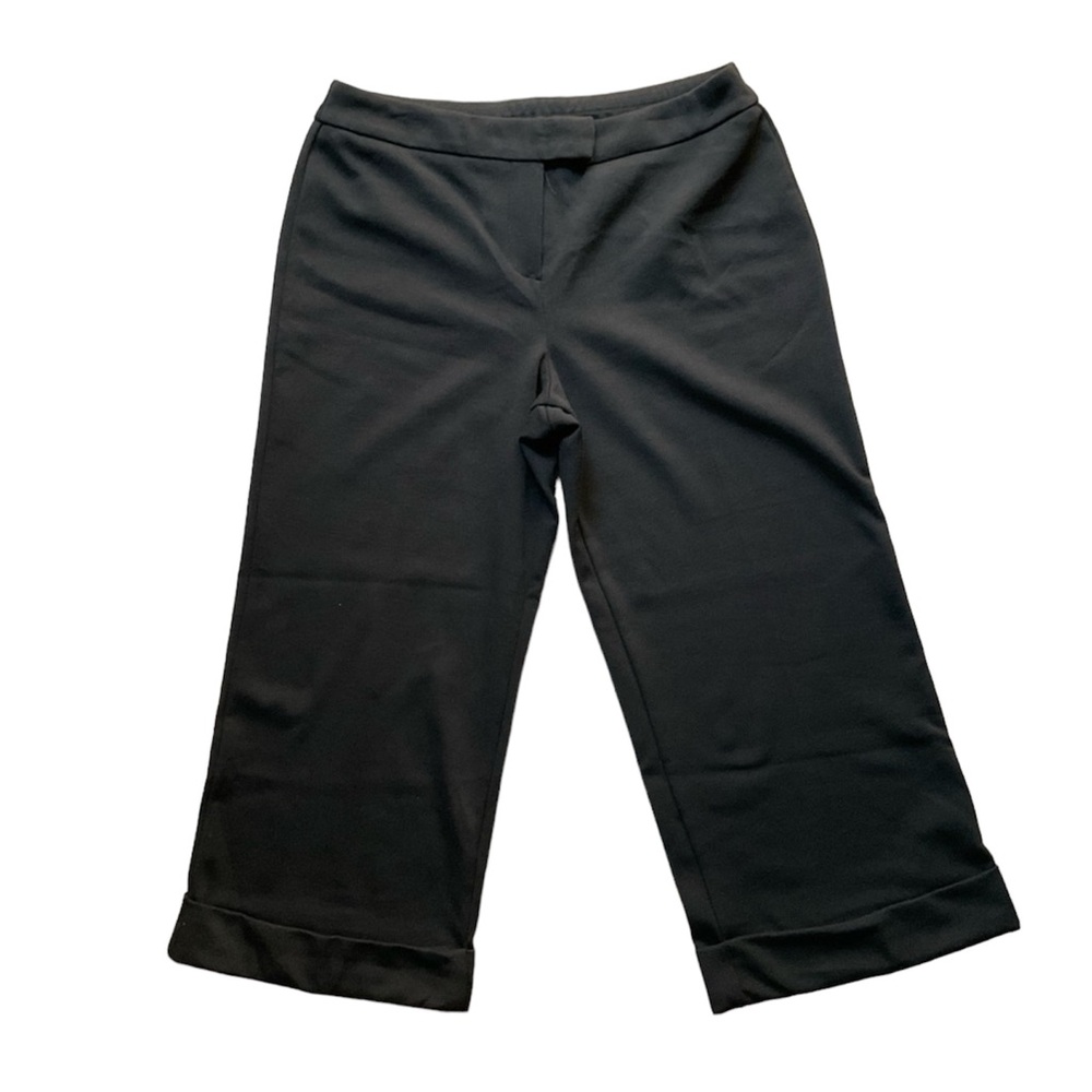 New York & Co. Cropped Capri Black Dress Pants
